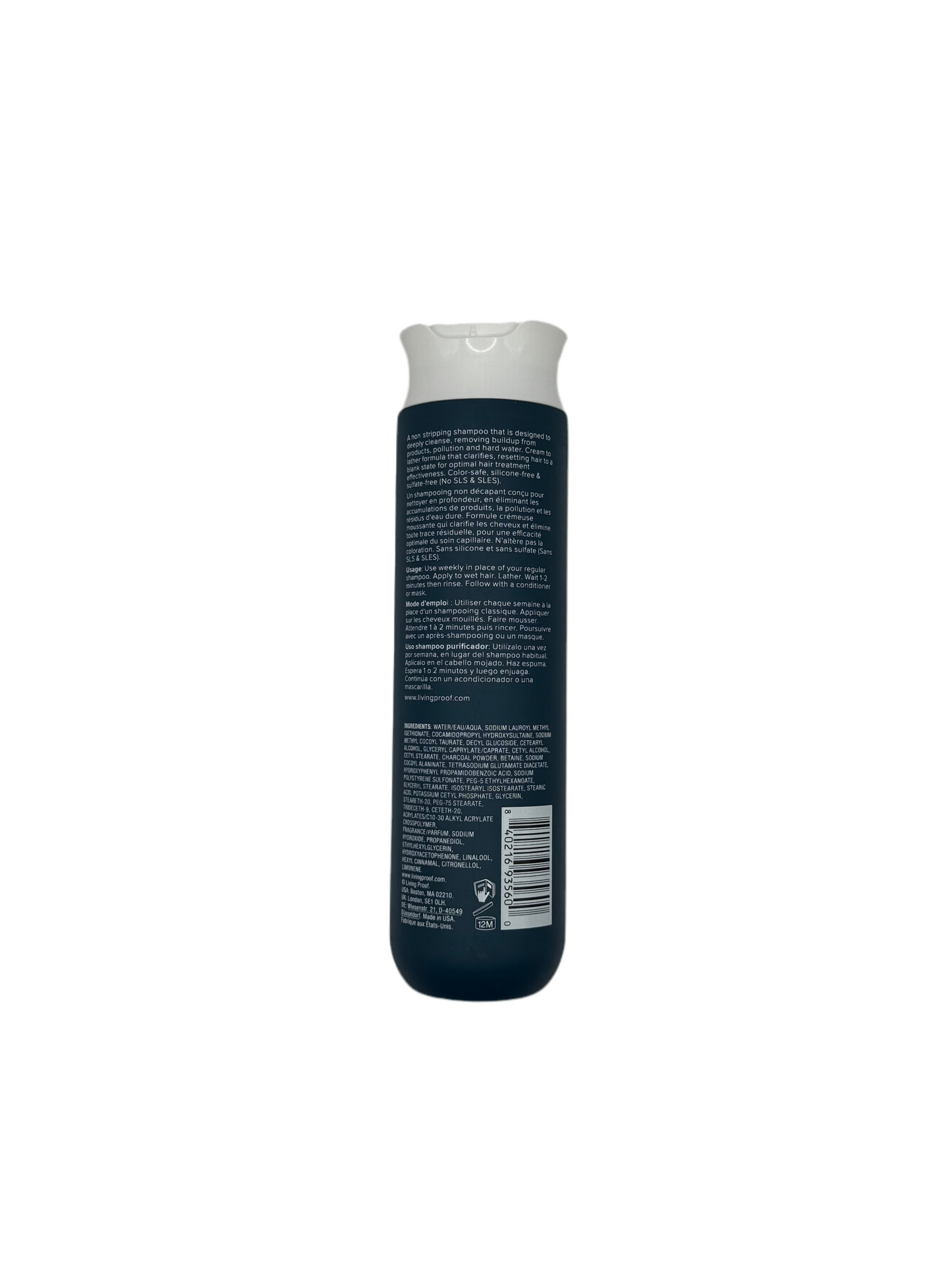 Living Proof Clarifying Detox Shampoo – Tiefenreinigendes Detox-Shampoo für sauberes Haar, frische Kopfhaut & Farbbrillanz