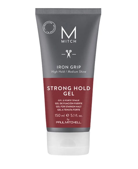 Paul Mitchell MITCH Iron Grip Strong Hold Gel – Haargel für Männer mit starkem Halt und mittlerem Glanz.
