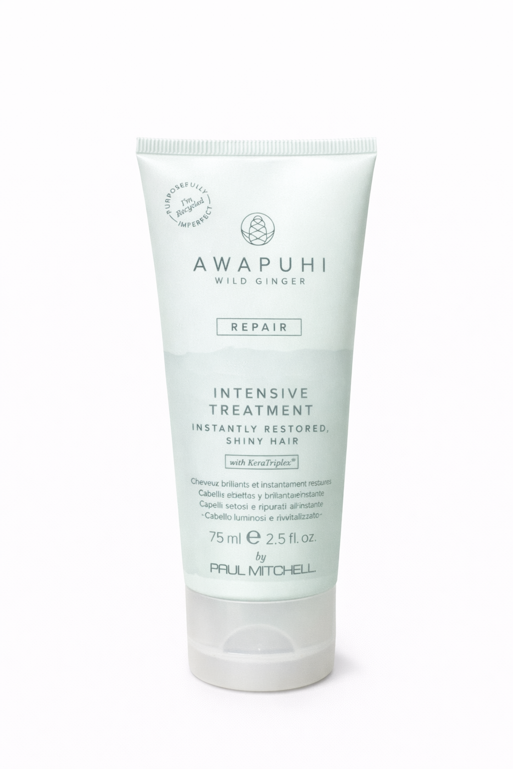 Awapuhi Repair Intensive Treatment 75 ml, Treatment Tube freigestellt auf weißem Hintergrund, Paul Mitchell