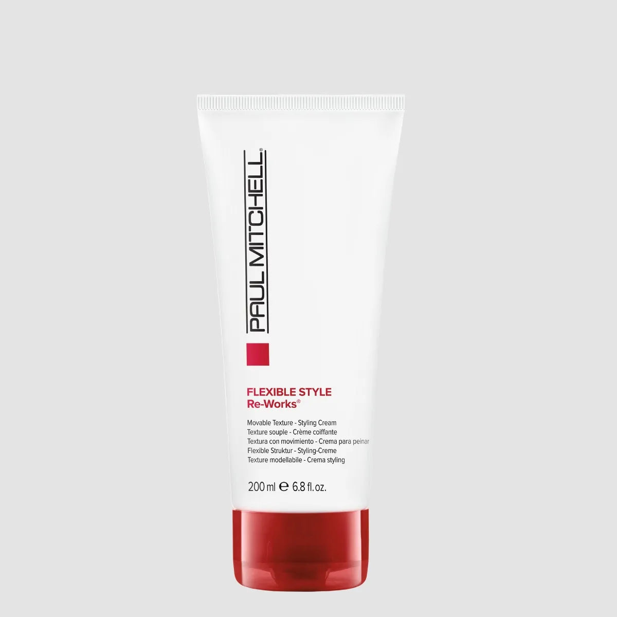 Stylingcreme für flexible Textur & natürlichen Glanz mit Weizenprotein & Aloe Vera, Produktflasche in Weiß – Paul Mitchell