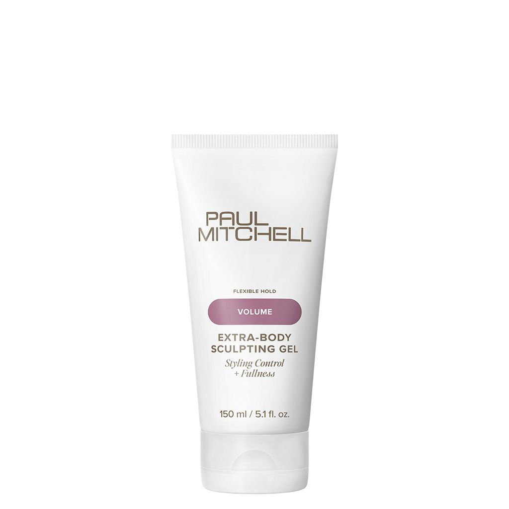 Paul Mitchell Extra-Body Sculpting Gel Volumen Stylinggel für feines Haar, weiße Tube mit flexiblem Halt – Paul Mitchell