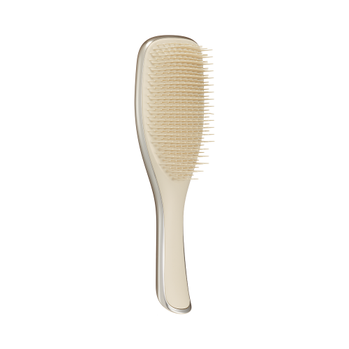 Tangle Teezer Ultimate Detangler Chrome Neo Gold, Haarbürste auf weißem Hintergrund – Tangle Teezer