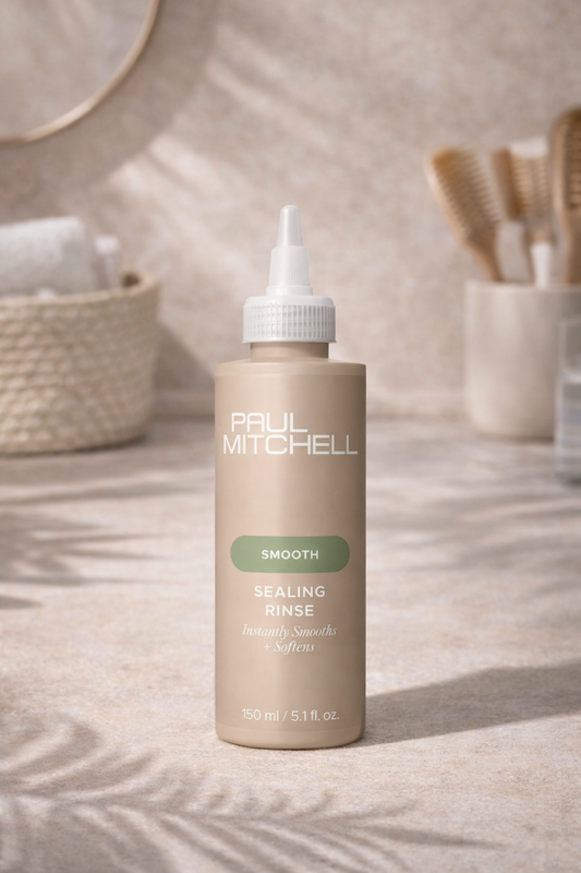 Smooth Sealing Rinse Frizz versiegelnde Pflege mit Licht und Schatten Spiel im Spa Ambiente – Paul Mitchell