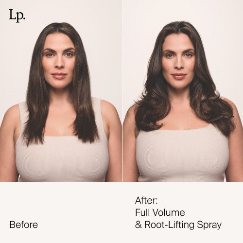 Living Proof Full Volume and Root Lifting Spray Vorher Nachher Vergleich Haaransatz mit mehr Fülle und Standkraft – Living Proof