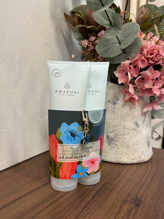 Awapuhi Wild Ginger Repair Duo Set – Shampoo & Pflege mit Gratis Anhänger
