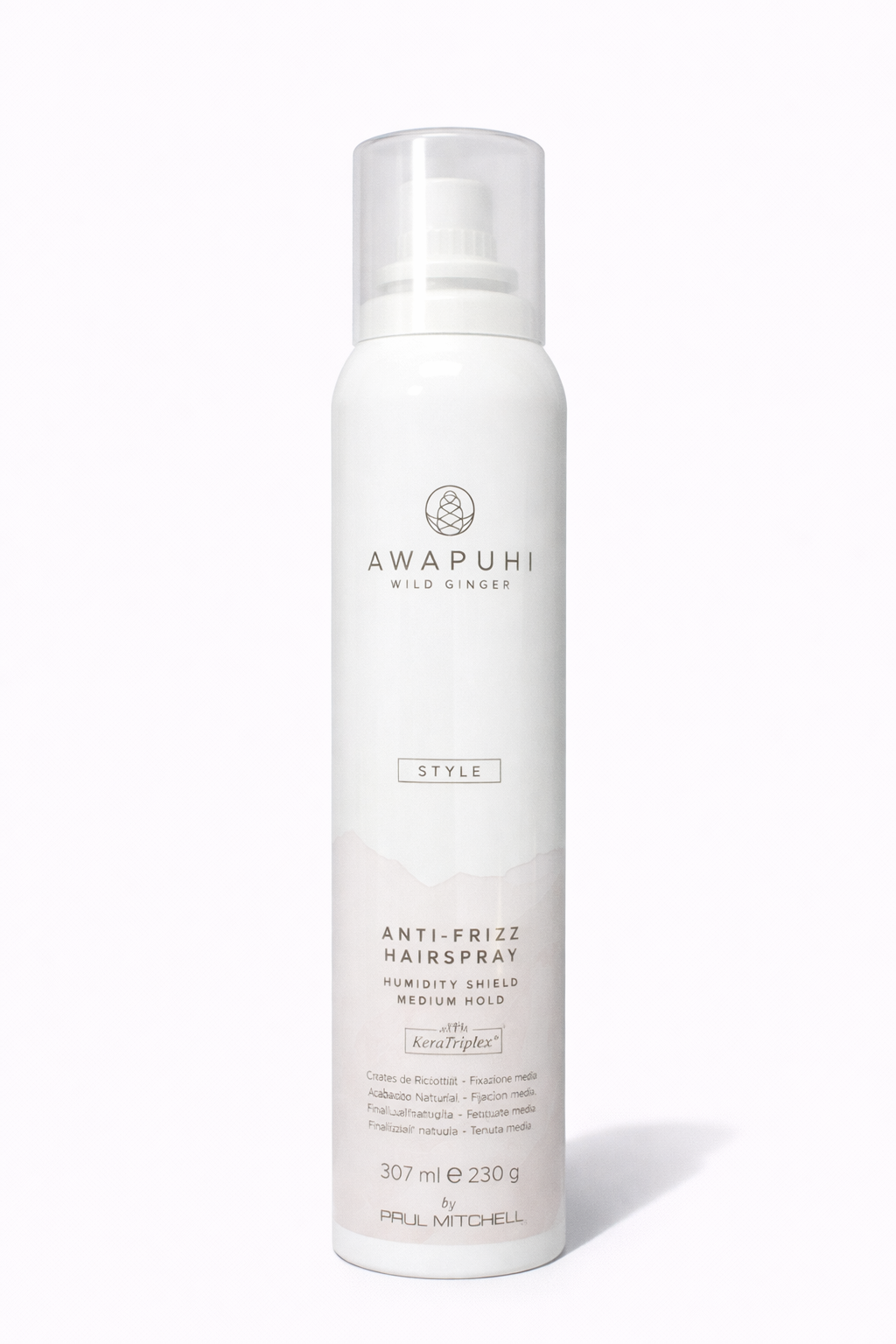 Anti Frizz Hairspray mit Feuchtigkeitsschutz freigestellt – Paul Mitchell