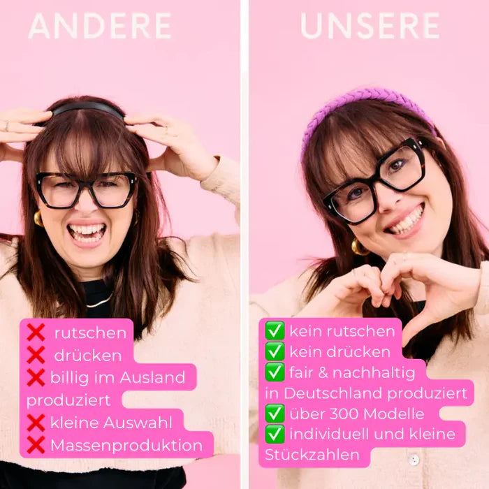 Handgefertigte Haaraccessoires aus Deutschland, Produktion in kleiner Manufaktur mit Näherinnen bei der Arbeit – Handmade