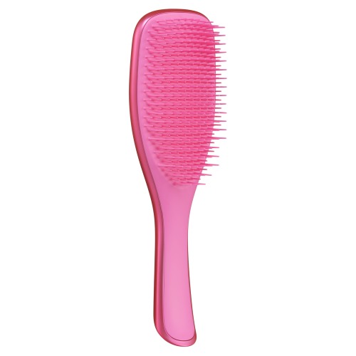 Tangle Teezer Ultimate Detangler Chrome Pink Thrill, Haarbürste auf weißem Hintergrund – Tangle Teezer
