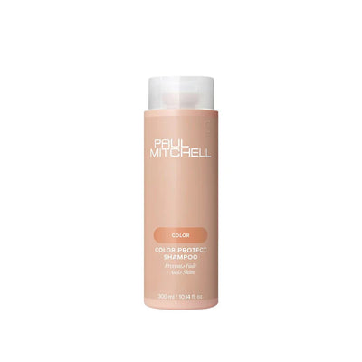 Paul Mitchell Color Protect Shampoo Farbschutz Shampoo für coloriertes Haar, schützt vor dem Verblassen, Flasche freigestellt auf weißem Hintergrund – Paul Mitchell