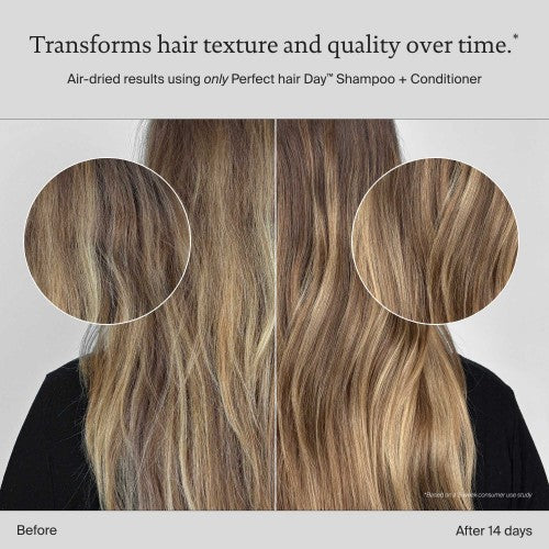 Living Proof Perfect Hair Day Pflege Vorher Nachher Vergleich Haarstruktur sichtbar verbessert nach 14 Tagen – Living Proof