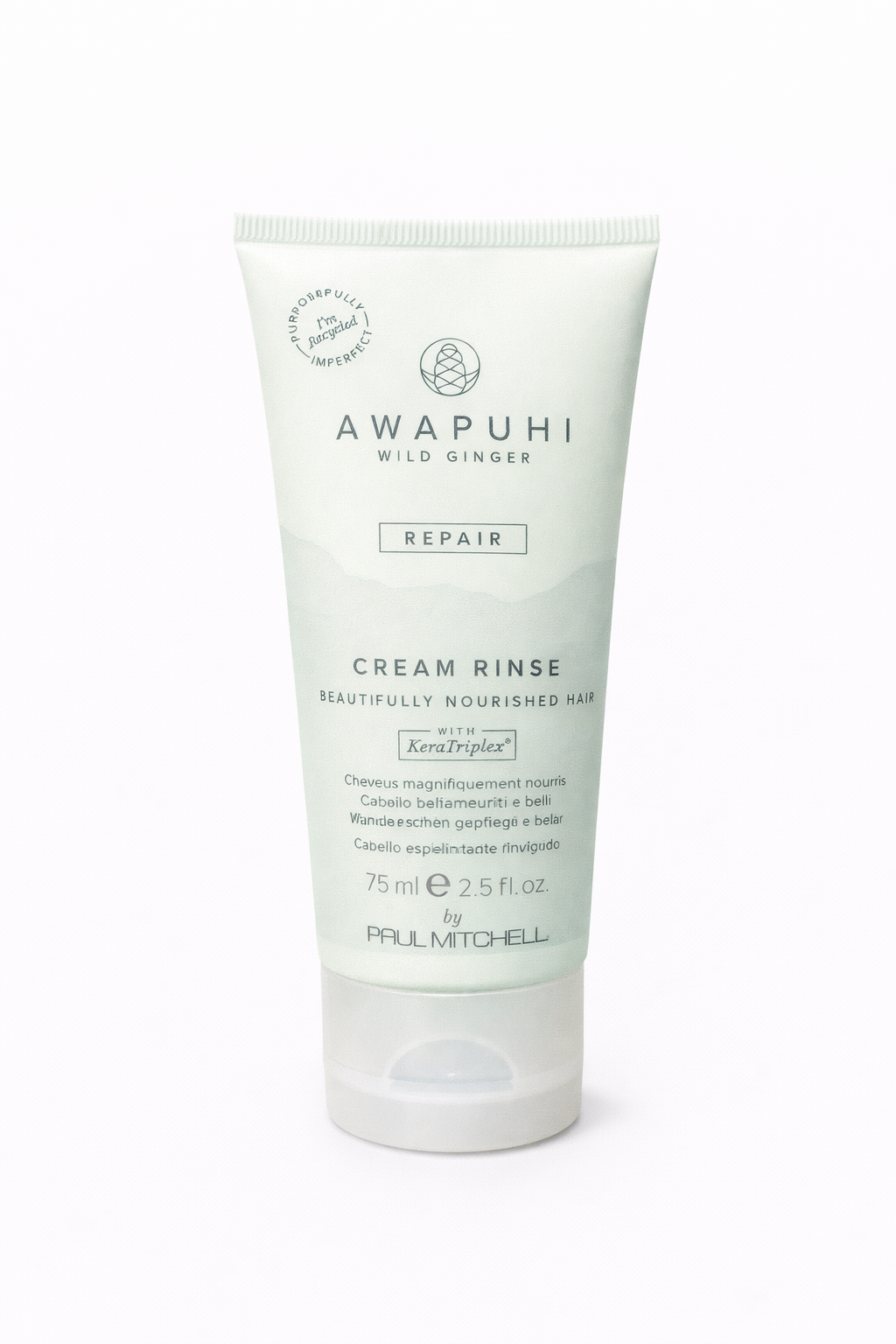Awapuhi Repair Cream Rinse 75 ml, Conditioner Tube freigestellt auf weiß, Paul Mitchell