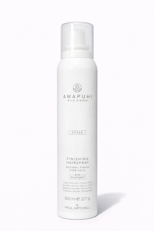 Finishing Hairspray natürlicher Halt auf weißem Hintergrund freigestellt – Paul Mitchell