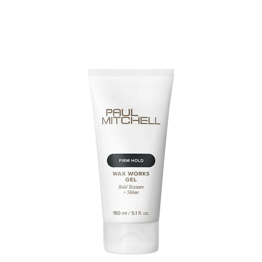 Paul Mitchell Wax Works Gel Firm Hold Styling Gel für starken Halt und definierte Struktur, weiße Tube – Paul Mitchell