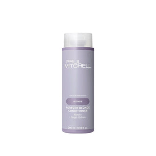 Paul Mitchell Forever Blonde Conditioner reparierende Pflege für blondes Haar, spendet Feuchtigkeit und stärkt die Haarstruktur, Flasche freigestellt auf weißem Hintergrund – Paul Mitchell