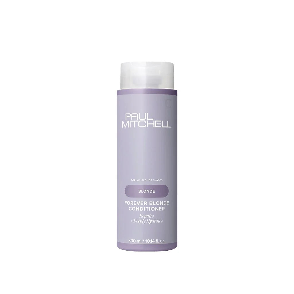 Paul Mitchell Forever Blonde Conditioner für blondiertes Haar, pflegende Conditioner Flasche freigestellt auf weißem Hintergrund – Paul Mitchell
