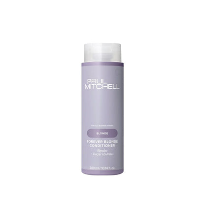 Paul Mitchell Forever Blonde Conditioner für blondiertes Haar, pflegende Conditioner Flasche freigestellt auf weißem Hintergrund – Paul Mitchell