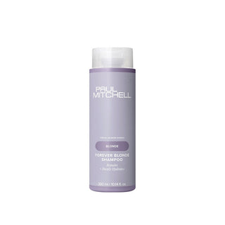 Paul Mitchell Forever Blonde Shampoo Reparatur Shampoo für blondes Haar, spendet Feuchtigkeit und stärkt strapaziertes Haar, Flasche freigestellt auf weißem Hintergrund – Paul Mitchell