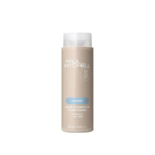 Paul Mitchell Sheer Hydration Conditioner Feuchtigkeitspflege für trockenes Haar mit Glanz, beige Flasche freigestellt – Paul Mitchell