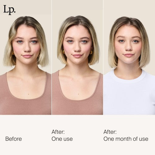 Living Proof Restore Maske Vorher Nachher Vergleich Haarstruktur vor Anwendung nach einmaliger Nutzung und nach einem Monat – Living Proof