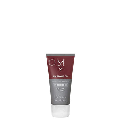 Paul Mitchell Mitch Hardwired Stylinggel in einer grauen Tube mit rotem Etikett