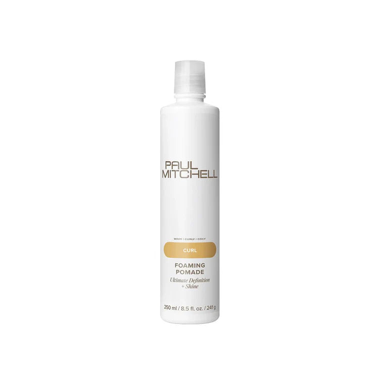 Foaming Pommade für Locken Glanz, Produktflasche für definierte und geschmeidige Locken mit leichtem Halt – Paul Mitchell