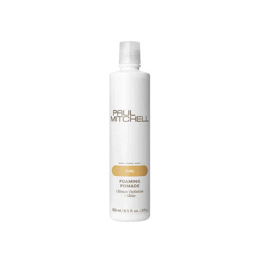 Foaming Pommade für Locken Glanz, Produktflasche für definierte und geschmeidige Locken mit leichtem Halt – Paul Mitchell