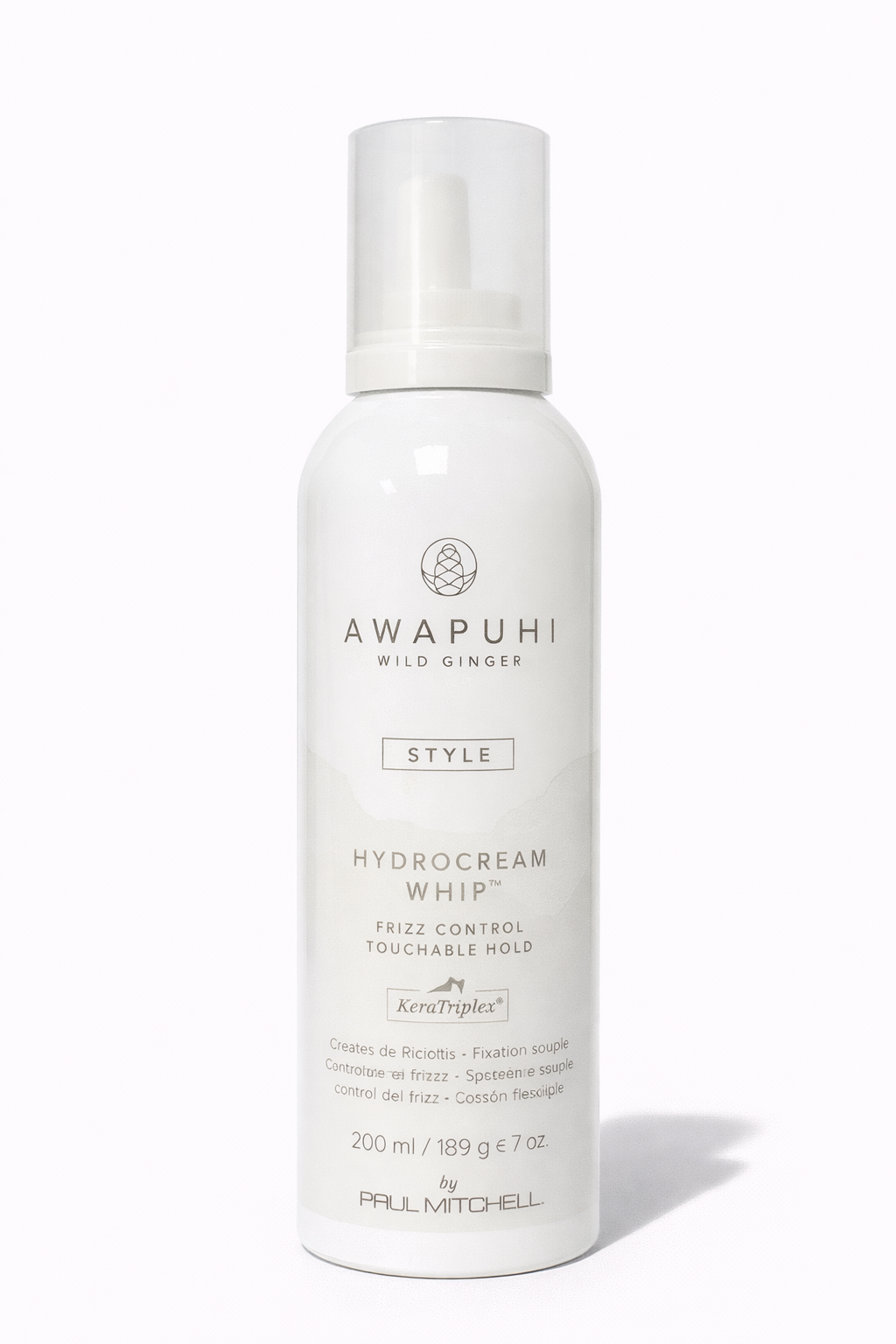 Hydrocream Whip 200 ml Schaumfestiger für Frizzkontrolle freigestellt – Paul Mitchell