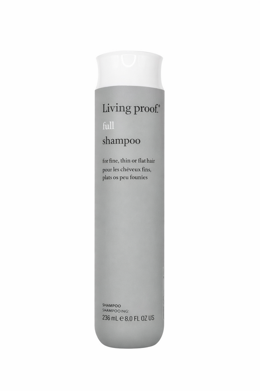 Living Proof Full Shampoo weißer Hintergrund, freigestellte Produktflasche – Living Proof
