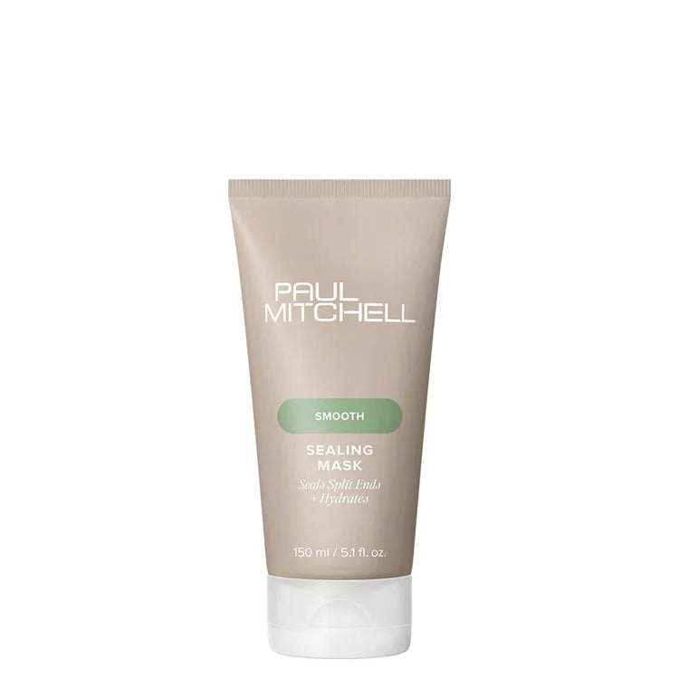 Smooth Sealing Mask glättende Haarmaske auf weißem Untergrund – Paul Mitchell
