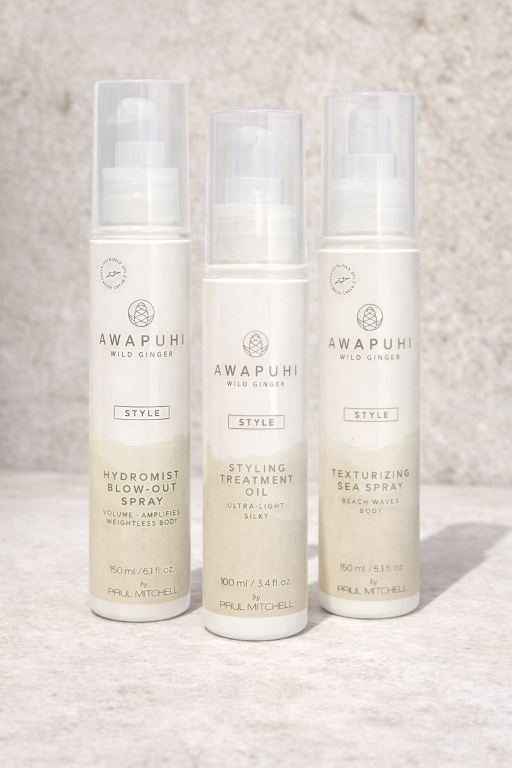 tyling Treatment Oil 100 ml auf heller Steinoptik mit Tiefenwirkung – Paul Mitchell