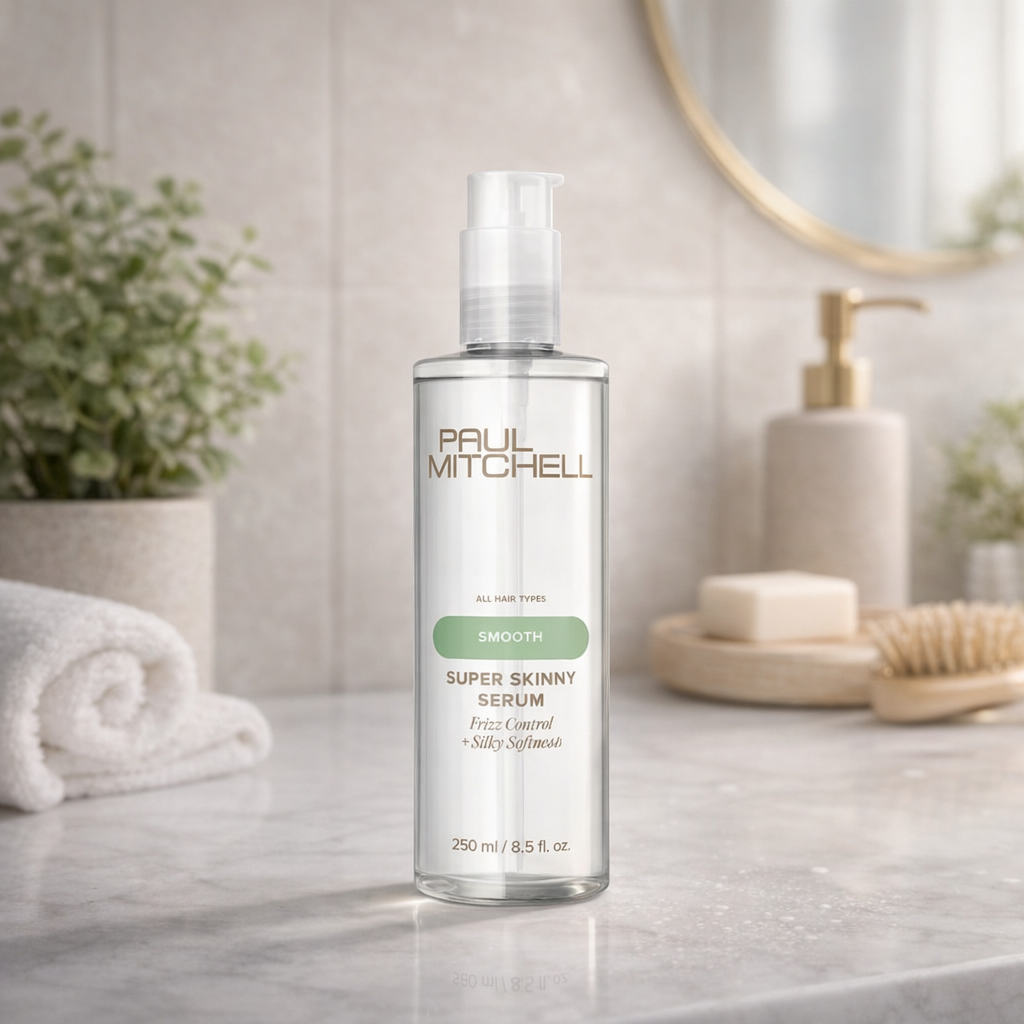 Super Skinny Serum von Paul Mitchel im Bad - Paul Mitchell