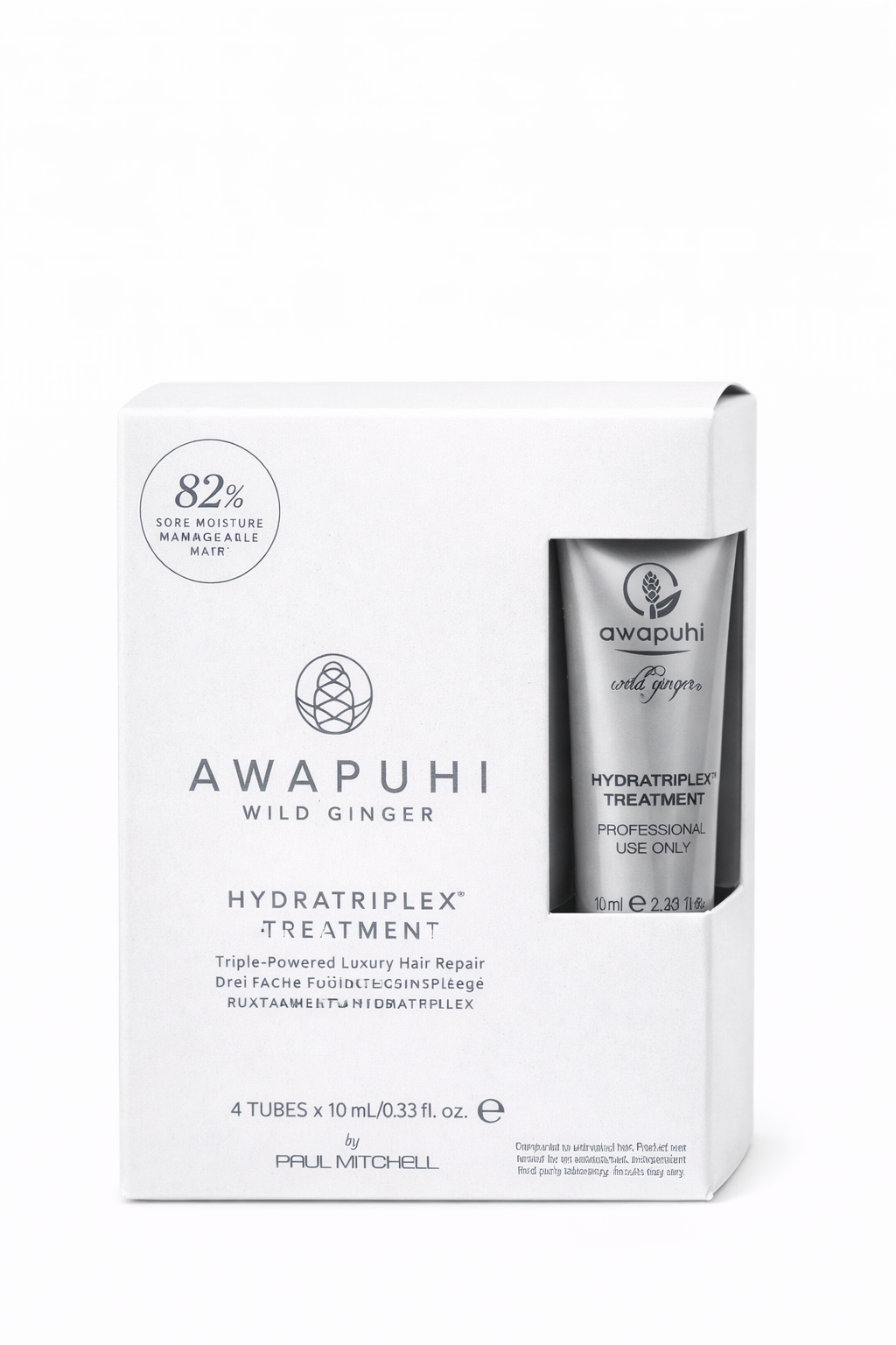 Awapuhi Hydratriplex Treatment, Box mit Ampullen freigestellt auf weiß, Paul Mitchell